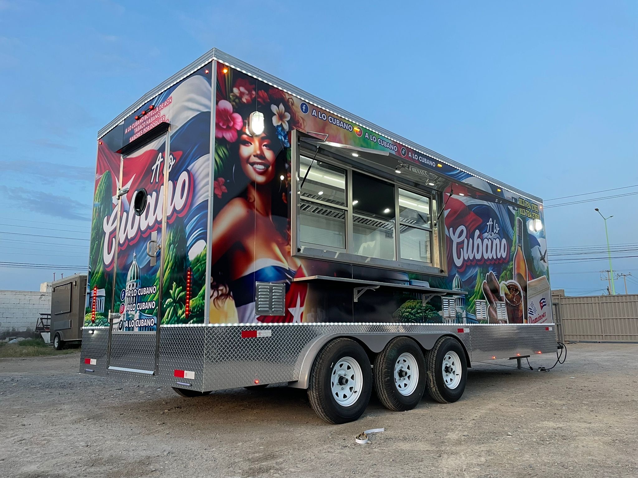 Golden Flame food trailer