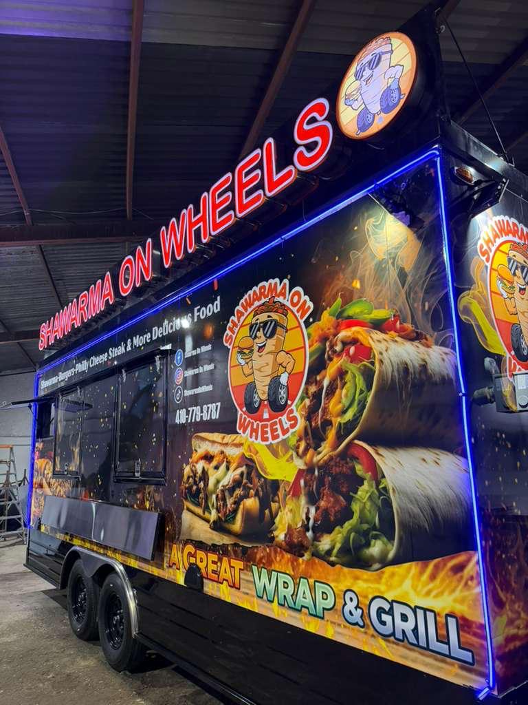 Golden Flame food trailer